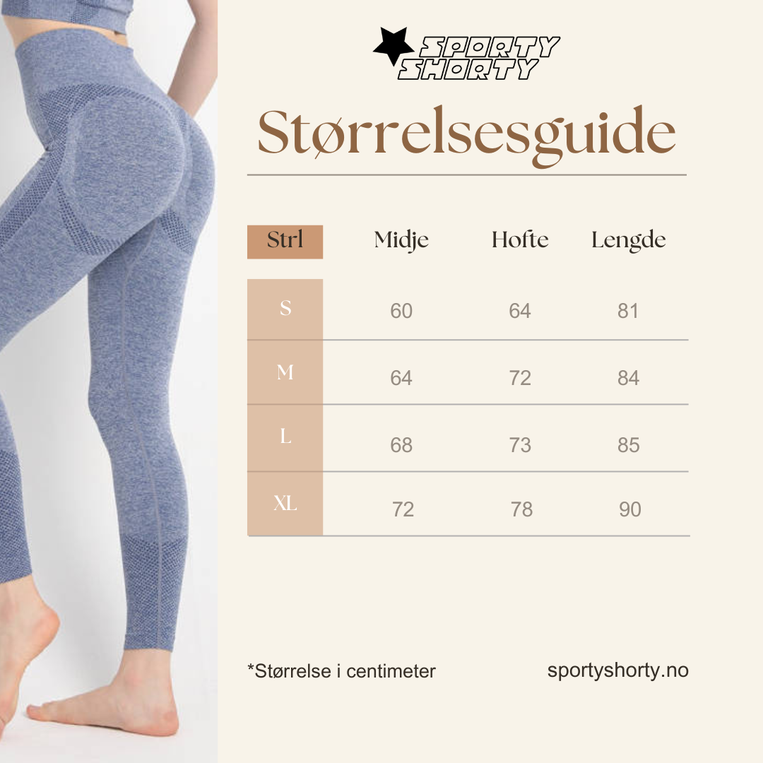 Scrunch Tights - Blå