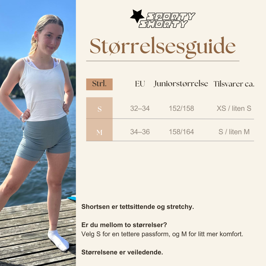 Sporty Shorts - Svart
