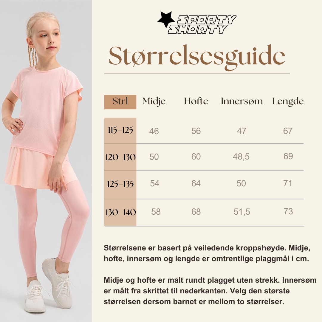 Charlene Skjørt/Tights – Lavendel