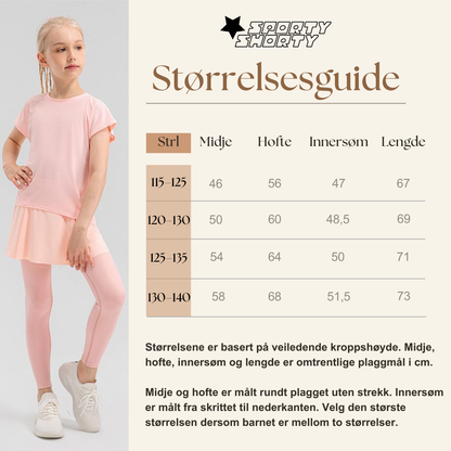 Charlene Skjørt/Tights – Lavendel